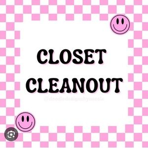 CLOSET CLEAN OUT DROPPING ALL PRICES!!!